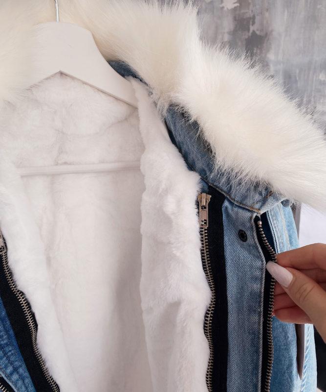 JACKET FAUX FUR TERRY