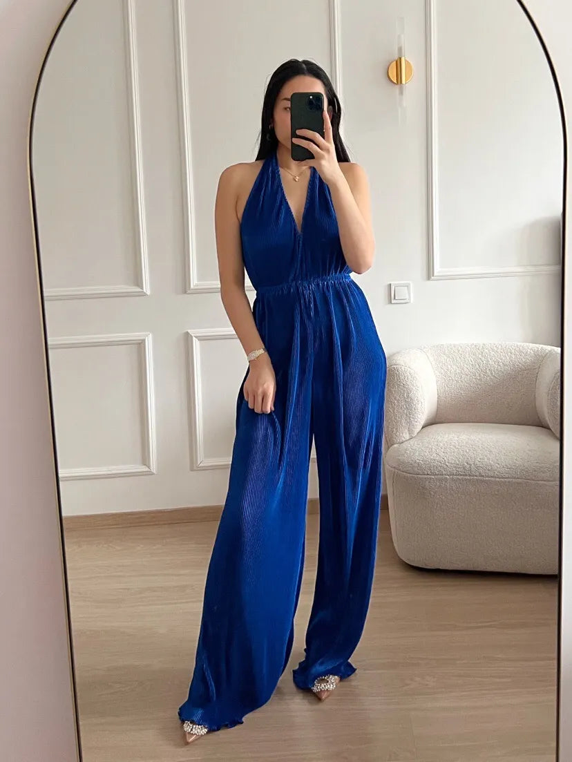 Eva Jumpsuit - Kobalt blauw