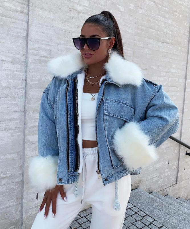 JACKET FAUX FUR TERRY