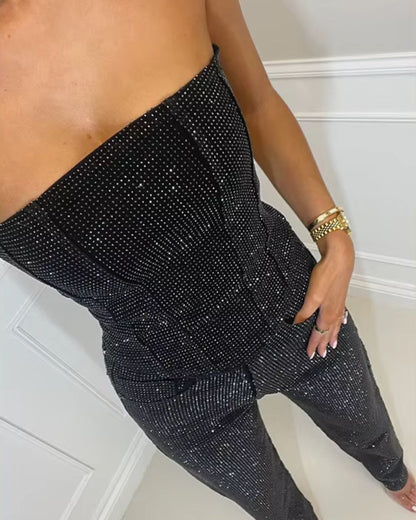 GlowGem Denim Set
